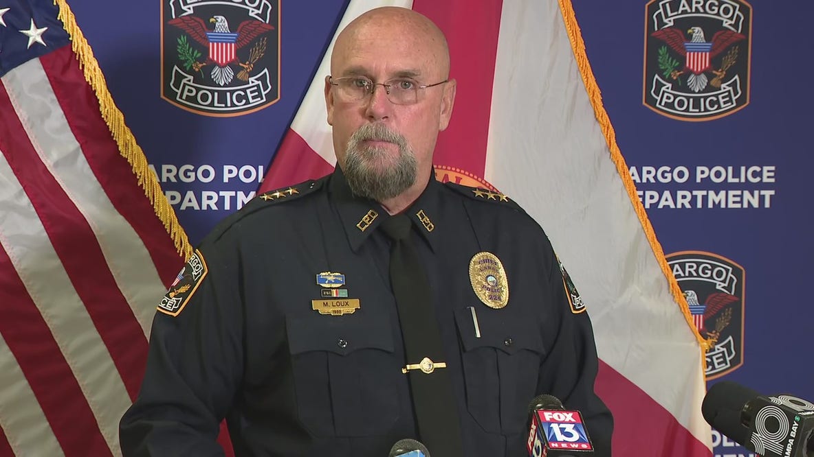 Largo Police Chief Mike Loux gives fatal crash update